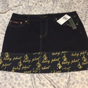 Nwt baby phat mini skirt